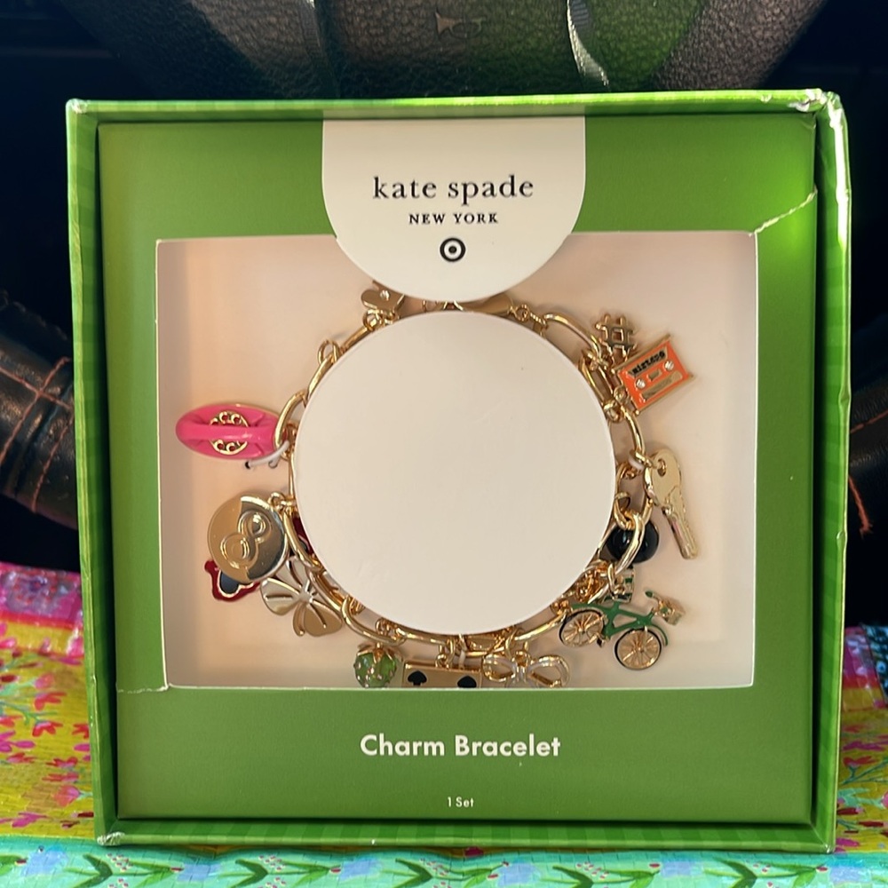 Brand New Kate Spade x Target Chunky Charm Bracelet